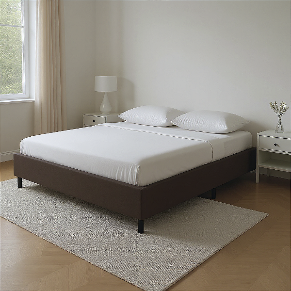 Base para Cama Box Casal Padrão 138x188x37 Cor Marrom
