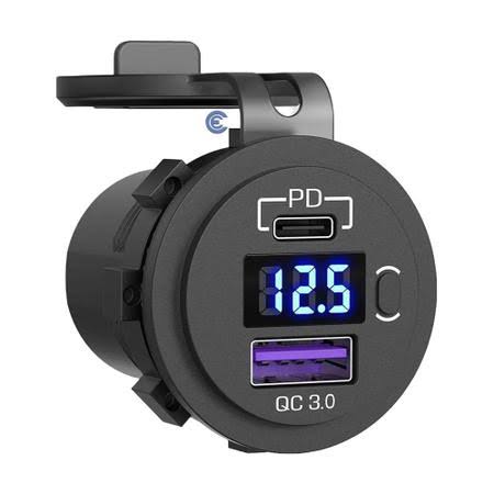 CARREGADOR AUTOMOTIVO USB C/ VOLT TOMADA LE-6824