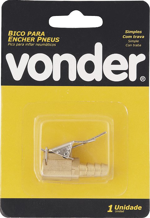 BICO ENCHER PNEUS C TRAVA VONDER SIMPLES
