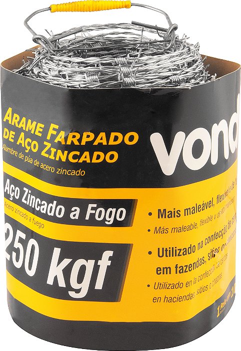 ARAME FARPADO 100MTS VONDER
