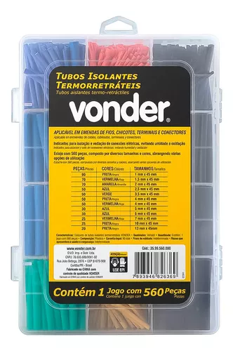JG TERMO RETRATIL 560PCS VONDER