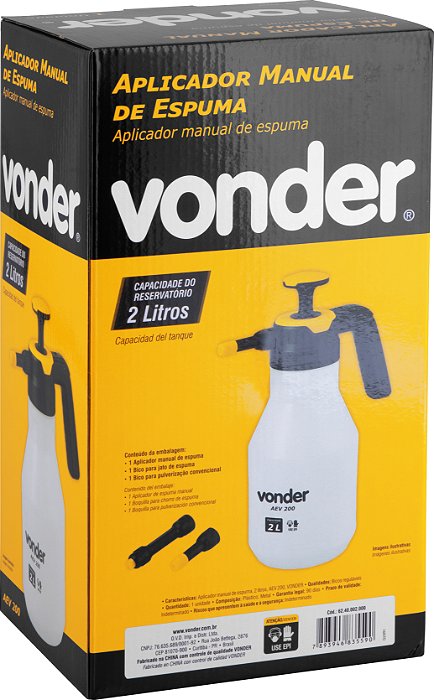 APLICADOR MANUAL DE ESPUMA 2L AEV200 VONDER