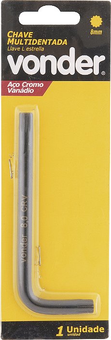 CH MULTIDENTADA 8MM VONDER