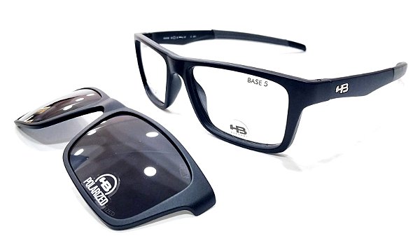 Armação de Óculos de Grau Clip-on HB Unissex M.93160 53-35 147 C.001