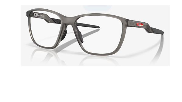 Armação de Óculos de Grau Oakley Unissex 139 OX8186-0256 SATIN GREY SMOKE 56-16 FUTURITY RS
