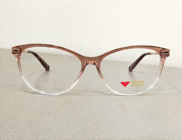 Armação de Óculos de Grau Milano Vizzano Feminino OURO 291/RX AV123 52-15 142