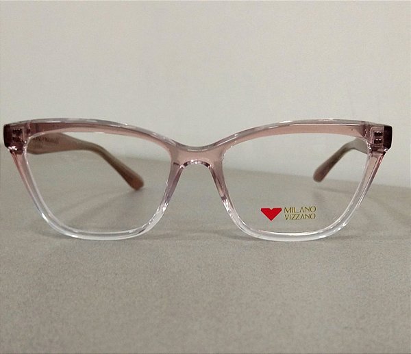 Armação de Óculos de Grau Milano Vizzano Feminino OURO 269/RX AV234 53-18 145