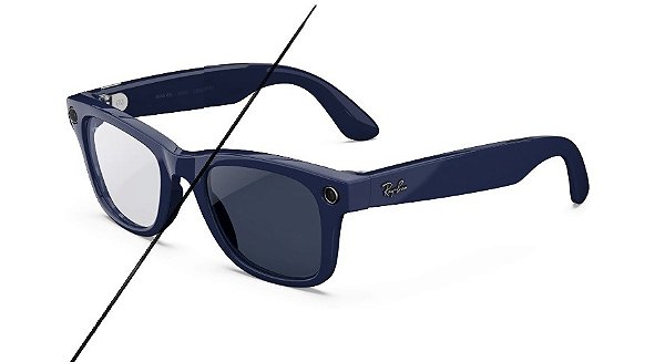 Óculos Ray-Ban Meta Unissex Wayfarer RW4012 - Transitions Sapphire 53-155 3F