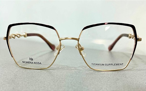 Armação de Óculos de Grau Feminino Morena Rosa MRH570/RX AV123 53-17 140