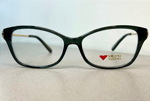 Armação de Óculos de Grau Milano Vizzano Feminino OURO 276/RX AV345 52-15 144