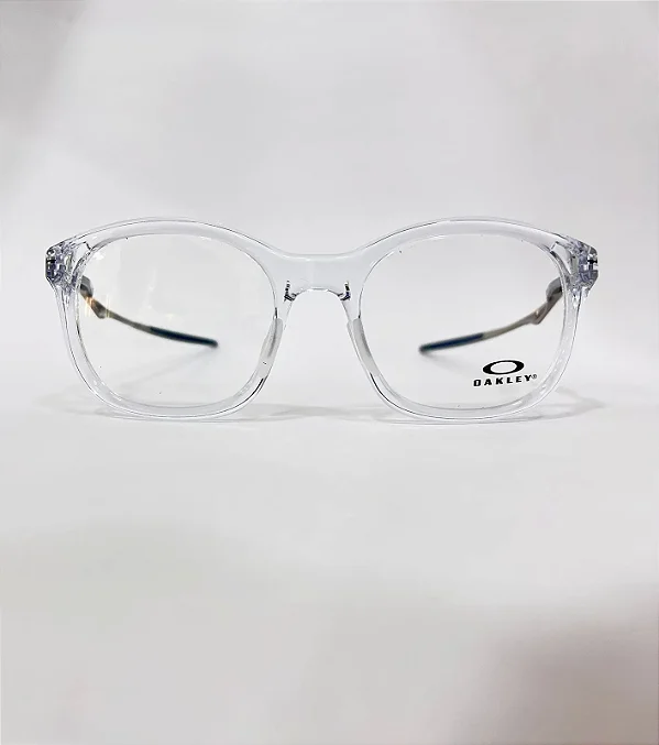 Armação de Óculos de Grau Oakley Unissex 140 OX8204D-0356 POLISHED CLEAR 56-20