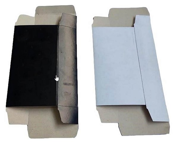 Caixa de cartão 18x9x4cm lisa p/celular - Pct c/50