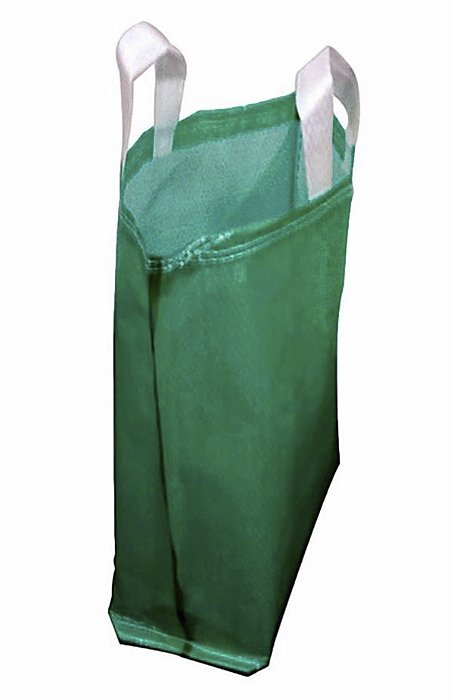 Sacola de Ráfia Laminada p/Mercado 60x50 cm cor verde - Pct c/50