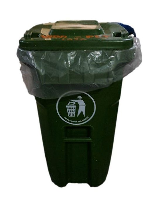 Sacos p/Lixo Reciclável Canela 240 litros 1,17x1,35x0,08 Pct 5 kg ou 40 unidades