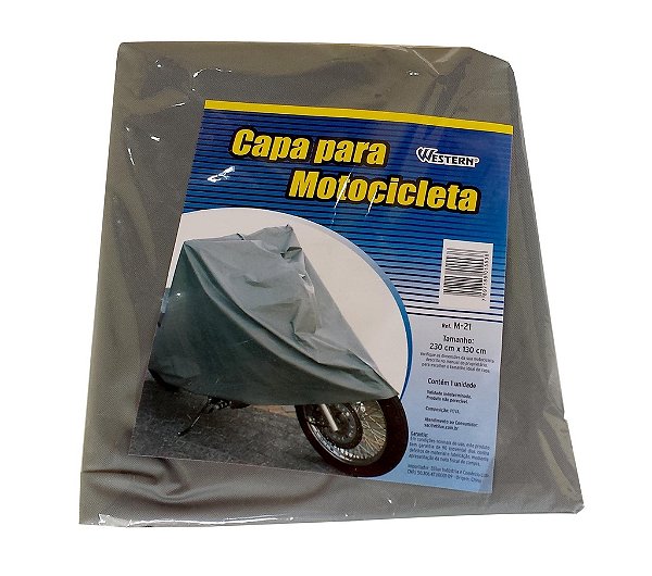Capa p/Motocicleta M-21 C/230x130 cm - Pct c/2