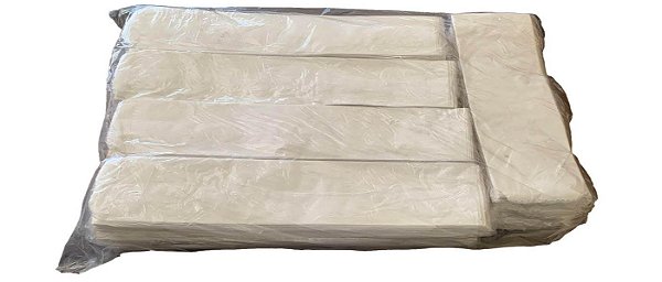 Saco papel branco 07/25cm p/talher Pct c/2.000