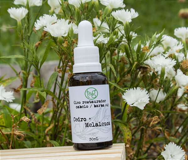 Óleo Restaurador Cabelo/Barba #43 Cedro + Melaleuca