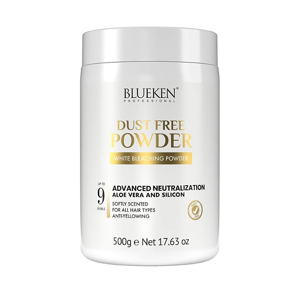 Pó Descolorante Branco 9 Tons Blueken 500G