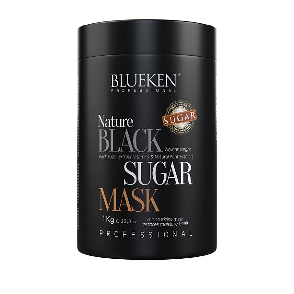 Máscara Black Sugar Blueken 1Kg - Blueken Oficial