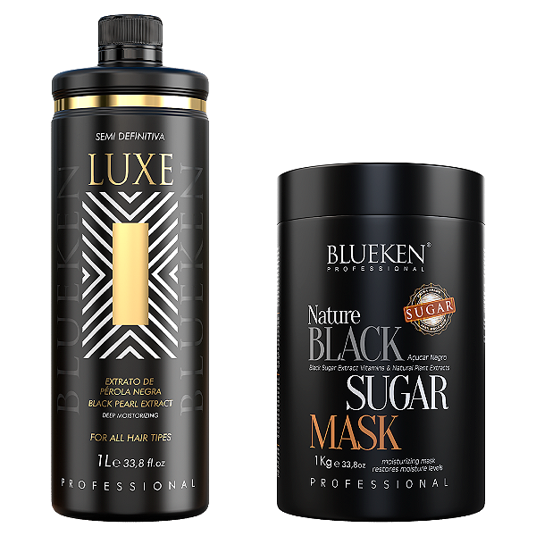 Luxe Blueken 1L + Máscara Black Sugar Blueken 1kg