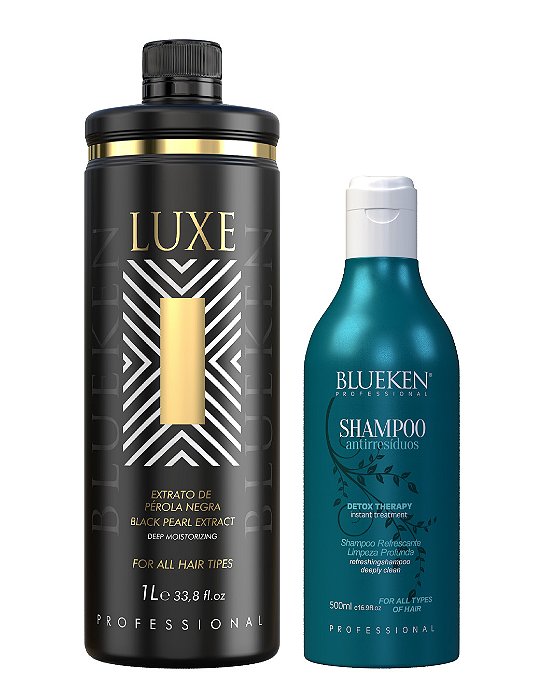Luxe Blueken 1L + Shampoo Detox Therapy Antirresíduos Blueken 500ml