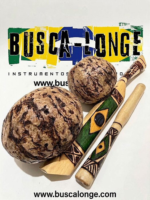 Agogô de Castanha Brasil personalizado