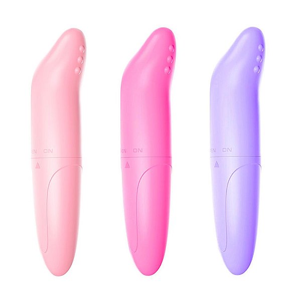 Vibrador Ponto G Em Abs Com Estimulador IA Import
