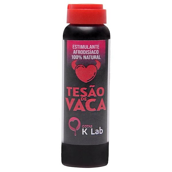 Tesão De Vaca Excitante Feminino Natural 10Ml K-Lab