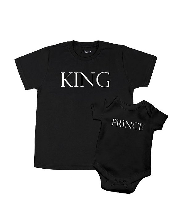 Conjunto Body Pai & Filho King & Prince