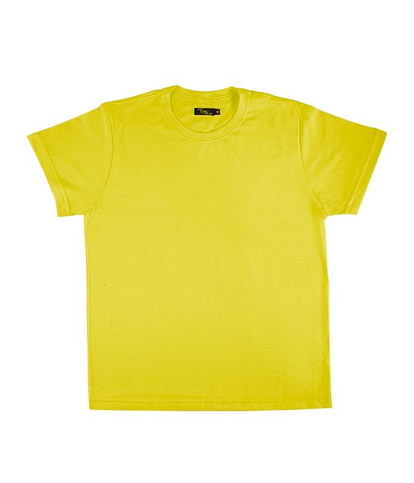 Camiseta Básica Unissex Amarela