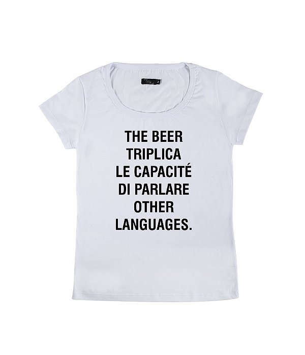 Camiseta Baby Look Feminina The Beer Triplica