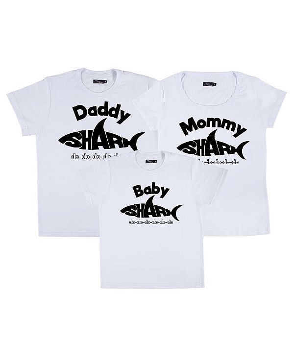 camiseta baby shark familia