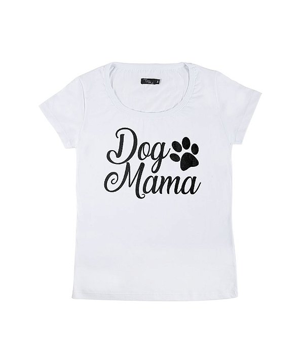 Camiseta Baby Look Feminina Dog Mama