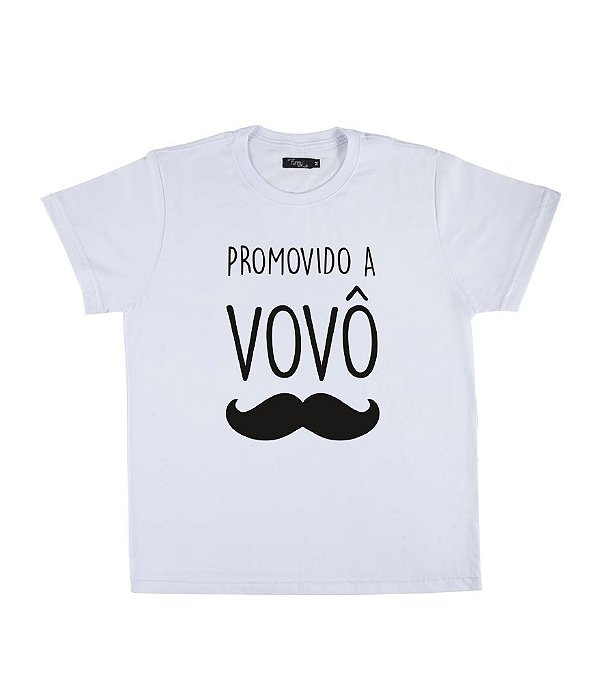 Camiseta Masculina Promovido a Vovô