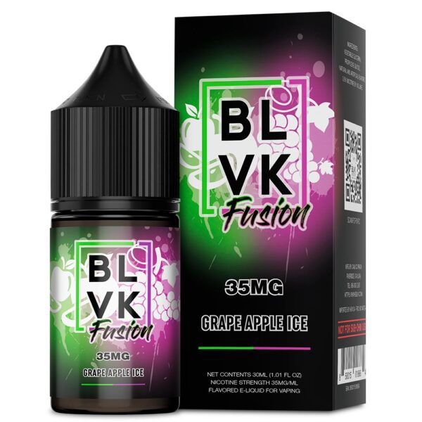 BLVK Fusion Nic Salt Grape Apple Ice 30mL - BLVK UNICORN