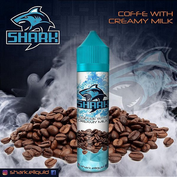 Juice Shark Coffee With Creamy Milk 60mL | Shark