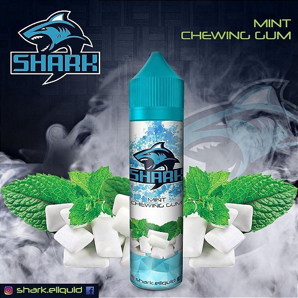 Juice Shark Mint Chewing Gum 60mL | Shark