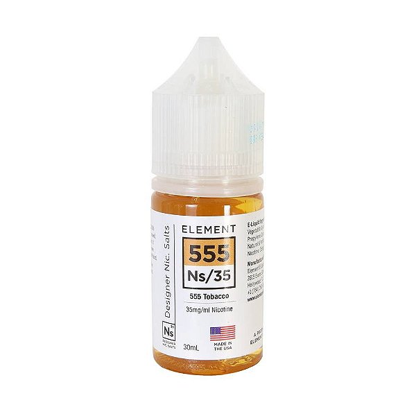 Nic Salt Element 555 Tobacco 30mL - Element E-Liquids