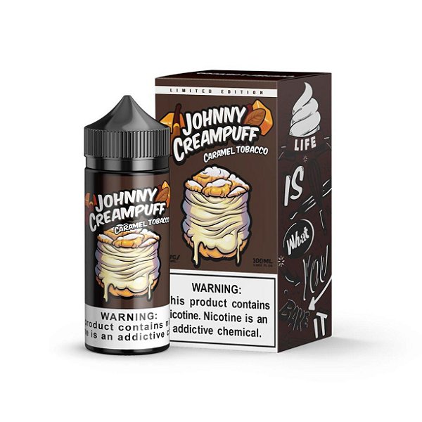 Johnny Creampuff Caramel Tobacco 100mL | Tinted Brew