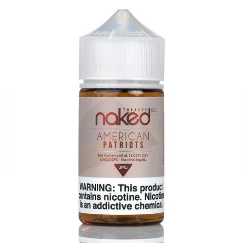 Juice Naked American Patriots 60mL - Naked 100 Tobacco