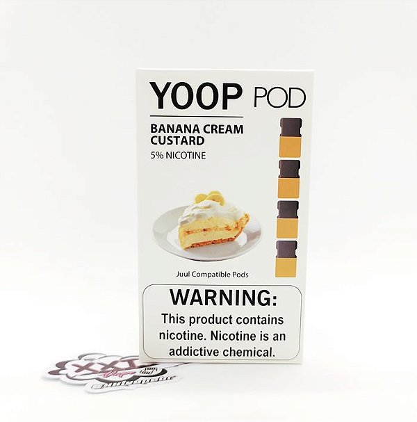 Refíl YOOP Pods Banana Cream Custard - YOOP Vapor