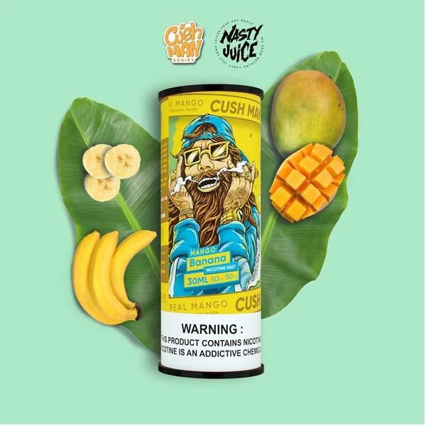 Nasty Salt Cush Man Mango Banana 30mL - Nasty Juice