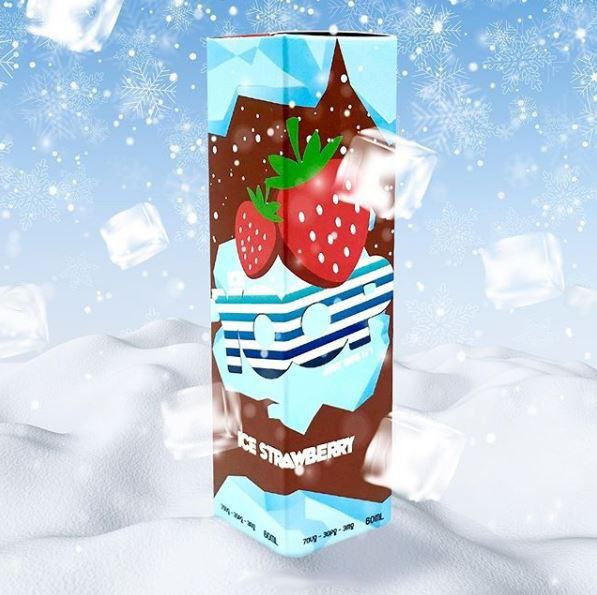 Juice Yoop Ice Strawberry 60mL - Yoop Vapor