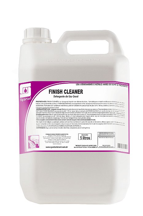 Finish Cleaner (Limpa porcelanato) 5L Spartan