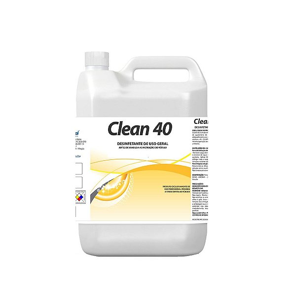 Clean 40 Floral Desinfetante 5L