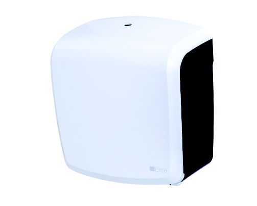 Dispenser Hig. Rolão Branco/Preto Trilha