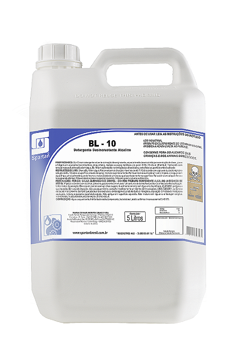 BL-10 Detergente Desincrustante 5L - Spartan