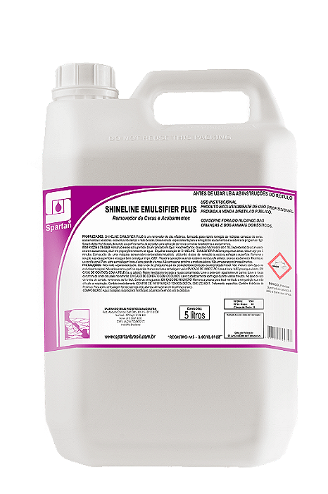 Shineline Emulsifier Plus 5L - Removedor De Cera Spartan