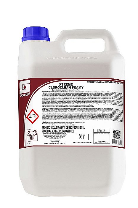 Xtreme Cloroclean Foamy 5L Spartan