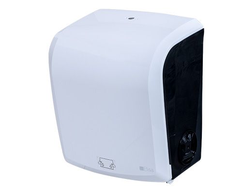 Dispenser Bobina Mini Branco/Preto  Trilha